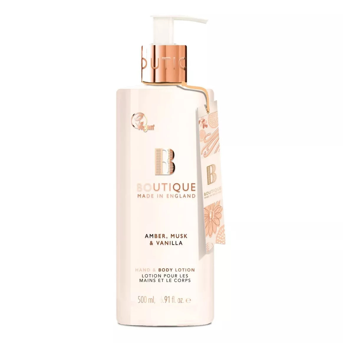 Golden Amber & Musk – Luxury Body Lotion